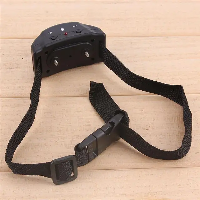 Vibration Shock Electronic Collar for Dogs Pet Dog Training Collar Pet Trainer Control Anti Bark Collar Leather Adjustable