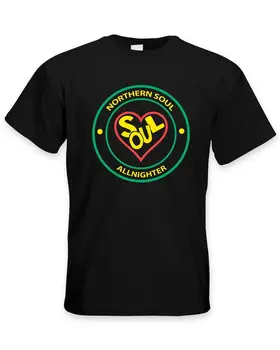 

Northern Soul All Nighter Heart Logo Men's T-Shirt - Wigan Casino Motown Cool Casual pride t shirt men Unisex New Fashion