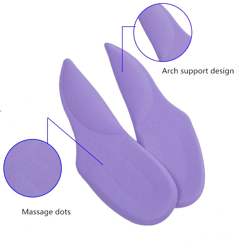 Гель 3/4 арочная опорная площадка для высоких каблуках плоскостопие ортопедические стельки корректирующая обувь Для женщин стельки для