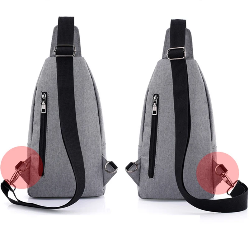 Men USB Charging Backpack Travel Anti Theft Canvas Chest Bag Women Headphone Hole Teenager Casual Bags Sac A Dos Homme BP0220 (11)