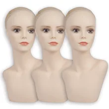 Женский манекен из ПВХ голова бюст для парик ювелирные изделия и шляпа дисплей M-0059