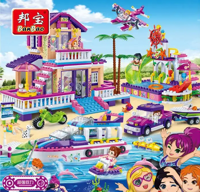 6136 1205pcs Girl's Dream Constructor Model Kit Blocks Compatible LEGO Bricks Toys for Boys Girls Children Modeling 6136 1205pcs Girl's Dream Constructor Model Kit Blocks Compatible LEGO Bricks Toys for Boys Girls Children Modeling