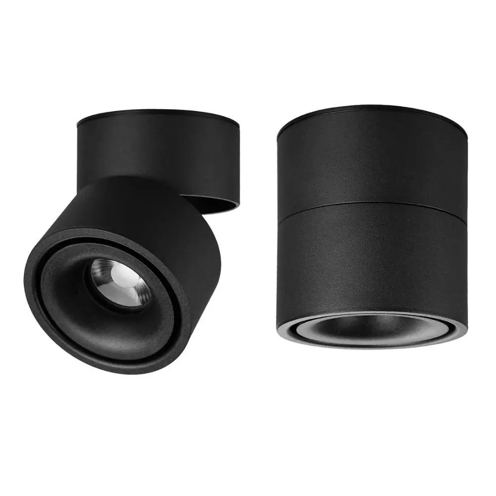 

LED Wall Lights Ceiling Spotlights 360°Adjustable Down-lights COB Spot Light Lamp for Indoor Shop Bed Room Fover Dinning Room