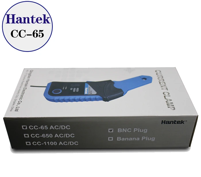 Hantek CC-65 AC/DC мультиметр токовые клещи с BNC разъем CC65