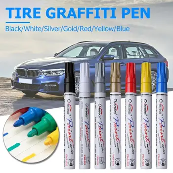

Car Paint Pen Motorcycle Tire Tread Permanent Paint Marker Pen Waterproof DIY Car Tyre Tread Rubber Metal Graffiti Oily Pens