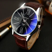 Relojes para hombre de lujo de la mejor marca Yazole 2020, reloj de cuarzo de negocios a la moda, reloj minimalista con correa para hombre, reloj Masculino