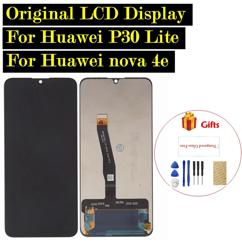 Оригинальный Для Huawei P30 Lite ЖК дисплей 10 сенсорный экран панель для дигитайзер