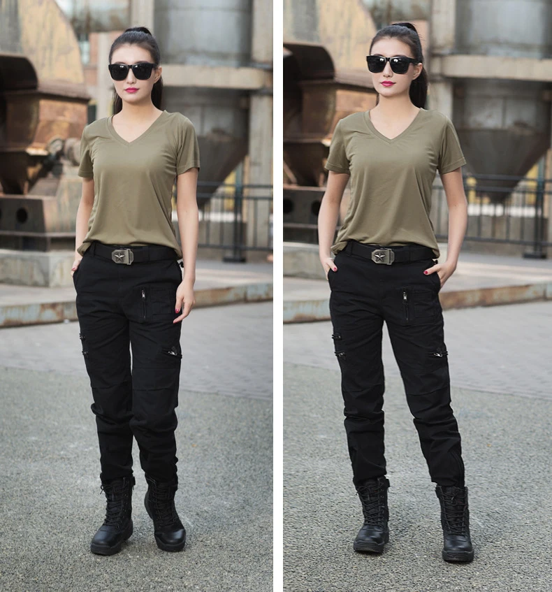 Армейские походные брюки для женщин, военные походные уличные брюки-карго, камуфляж, мульти-карман, прямые повседневные тактические брюки для женщин