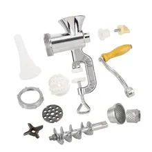 Manual Meat Grinder& Sausage Stuffer Meat Grinder Mincer Pasta Maker Crank JS22