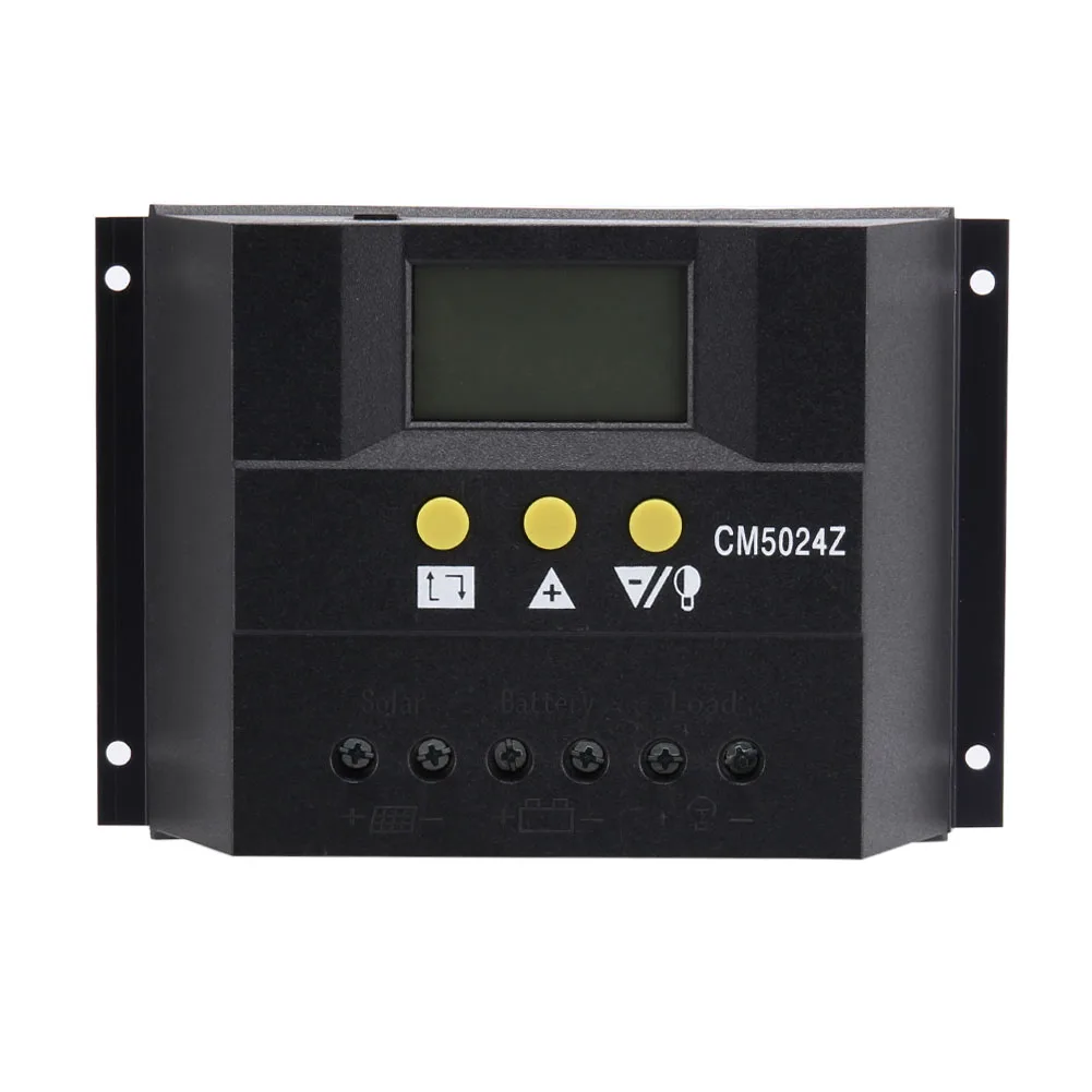 

Solar Power Controller Current Display 50A Aluminum Alloy Radiator LCD Dual USB JDH99