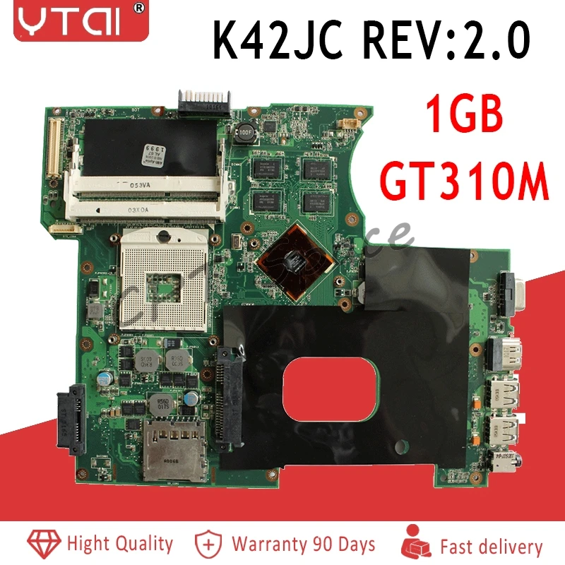 K42JC материнская плата REV: 2,0 GT310M для ASUS A42J K42J X42j A40J материнская плата для ноутбука K42JC материнская плата VGA плата тест