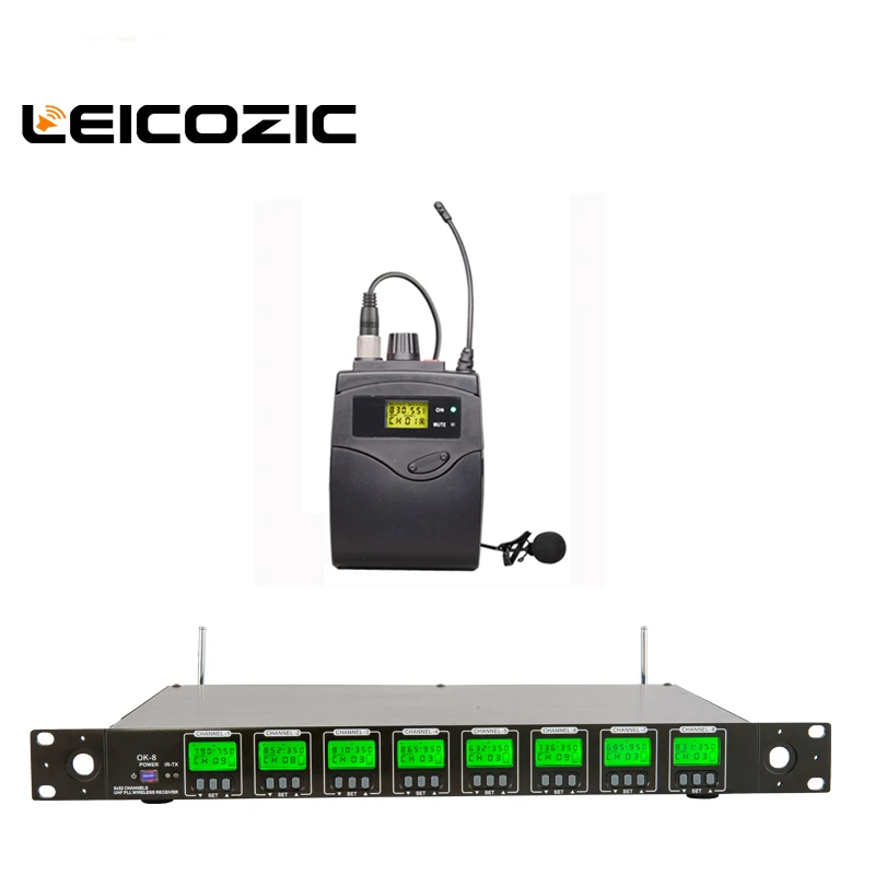 Leicozic 512-588Mhz UHF 8 Channels Microphone