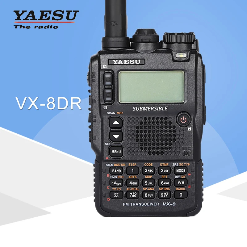 Универсальная рация Yaesu трехдиапазонная 140 174/420 470 МГц водонепроницаемая ручная FM