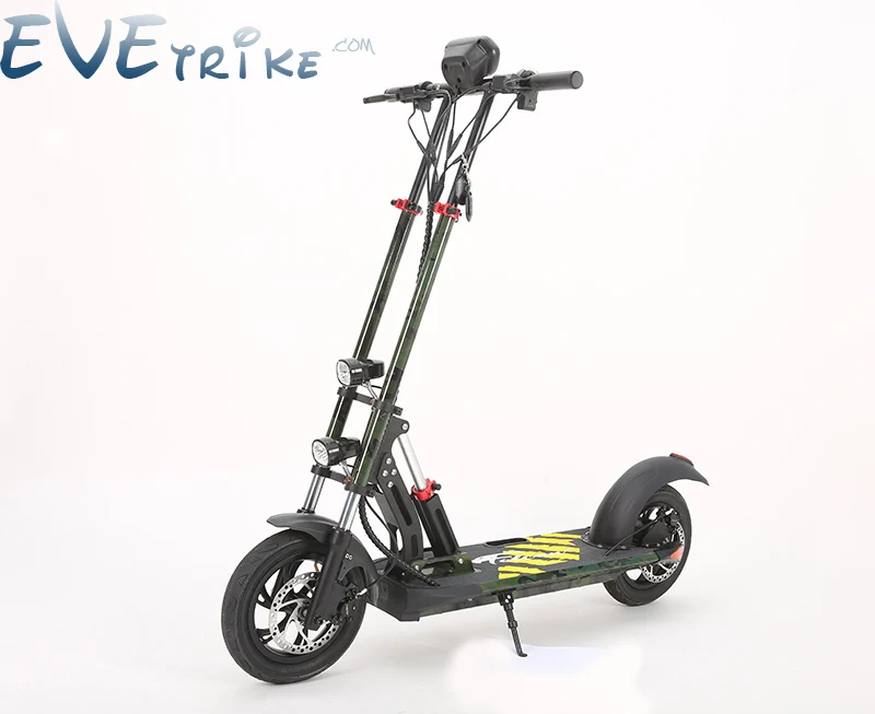 

2018 New Design Smart High Quality 48V 500W 40KMH Speed 10AH Lithium Battery Small Folding Electric Scooter For Adult Teenagers