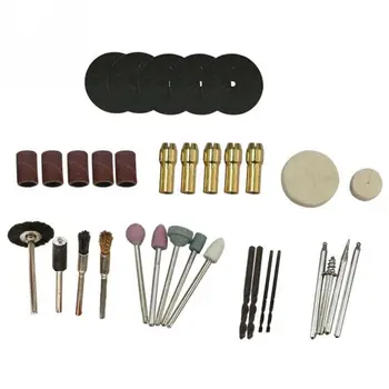 

34Pcs/Set Accessories Grinder Tool Kit Chuck Polishing Shaft Wheel Electric Cut Off Wheel Sand Paper Rounds Nylon brush