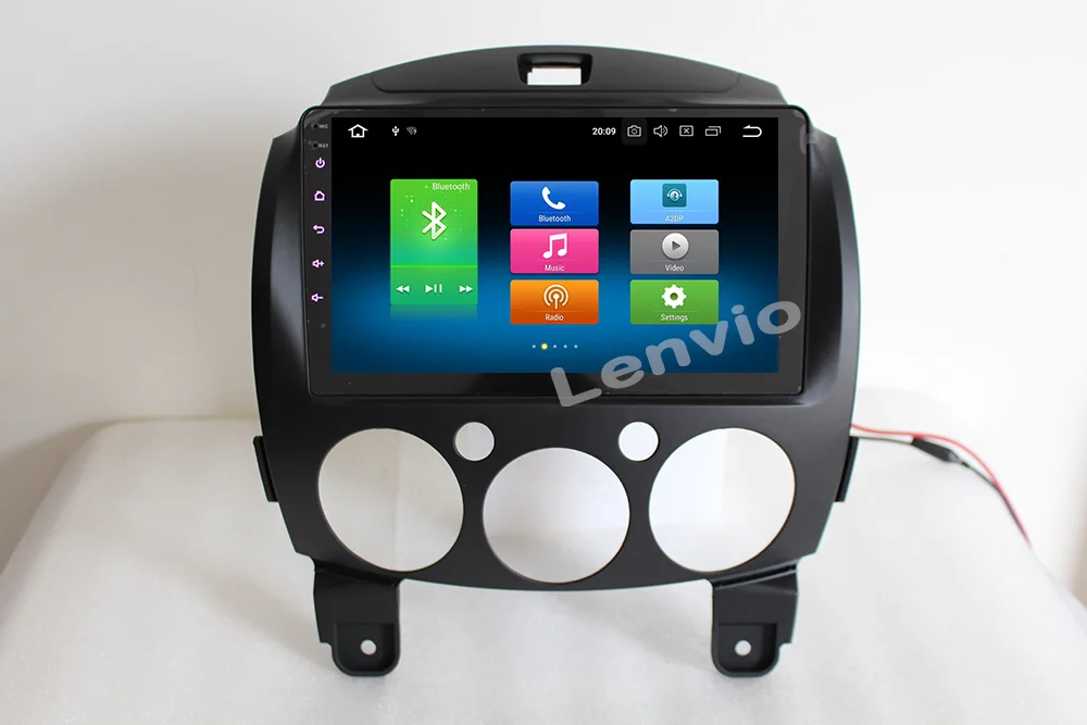 Perfect Lenvio IPS 4G RAM 32G ROM Octa Core Android 8.0 CAR DVD RADIO GPS Navigation multimedia For Mazda 2 2007 2008 2009-2012 WIFI DAB 0