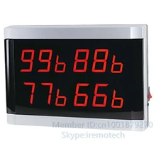 99 канал стены беспроводной вызов мини-usb-ресивер( 4 районы), Беспроводной официант вызова, Беспроводной вызов из светодиодов дисплей, 4 количество дисплей