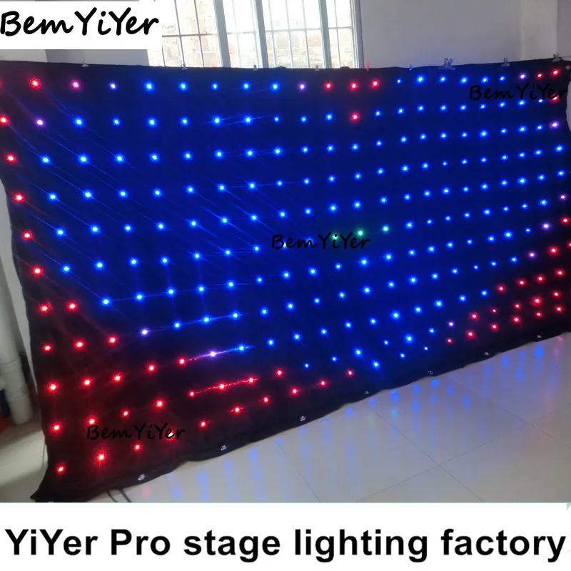 A2418 P18cm 7 1inch 2x4m H6 6 Xw13 1ft Led Video Curtain Motion