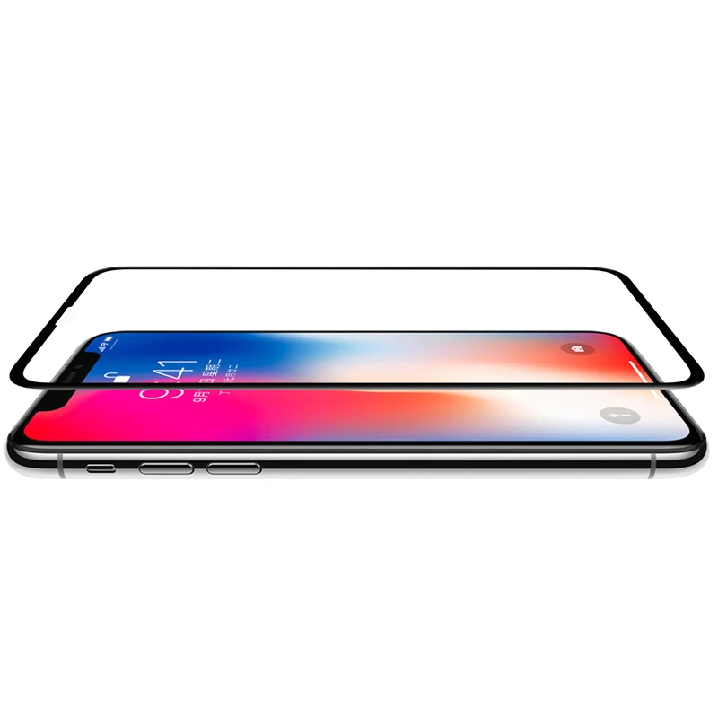  Gehärtetem Glas Für iPhone X XS Max Nillkin 3D CP + Max Anti-Burst Volle Abdeckung Screen Protector