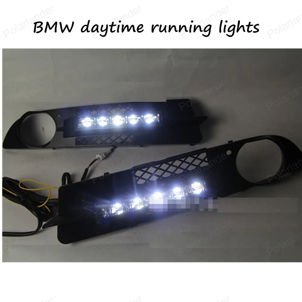 2016 High Quality Car special LED Daytime Running For BMW E60 05 09 Car Accessories,DRL Car Fog