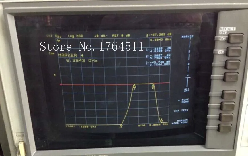 [Белла] K& L 7FV10-5235/U1200-OP/o 4.7-5.8 ГГц rf СВЧ полосовой фильтр SMA