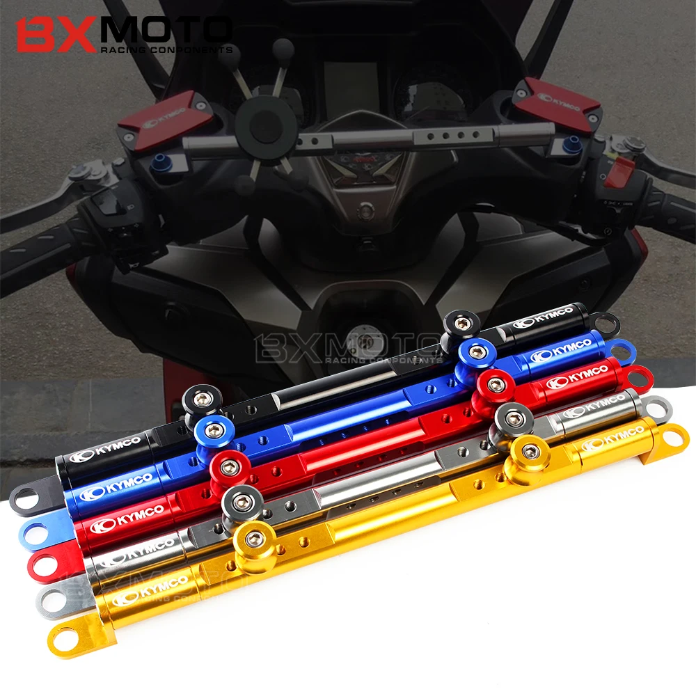 

motorbike accessories CNC Aluminum Motorcycle balance lever Steering Damper For KYMCO XCITING 400 S400 handle bar lever Damper