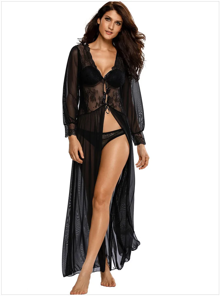 bridal net nighty | black nighty dress | full net nighty dress