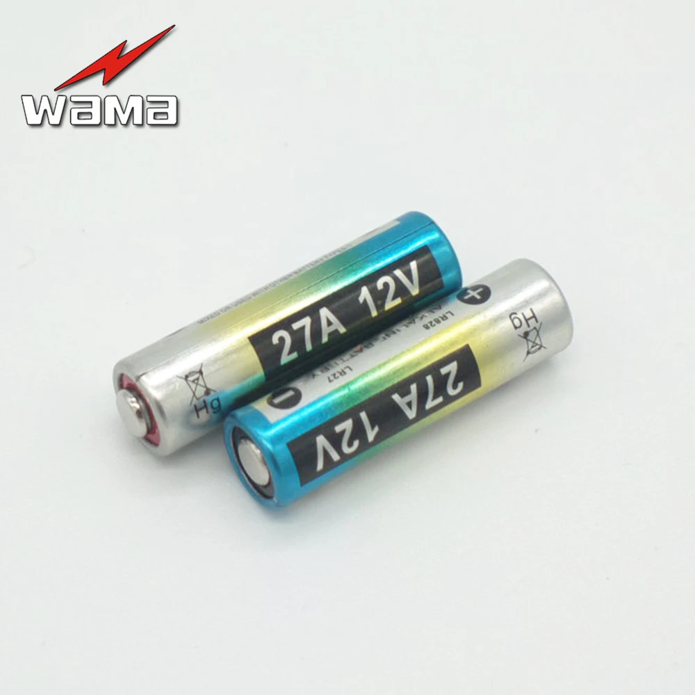 5 шт. щелочные аккумуляторные батареи Wama 27A A27 12 В|dry battery|alkaline batterya27 12v |