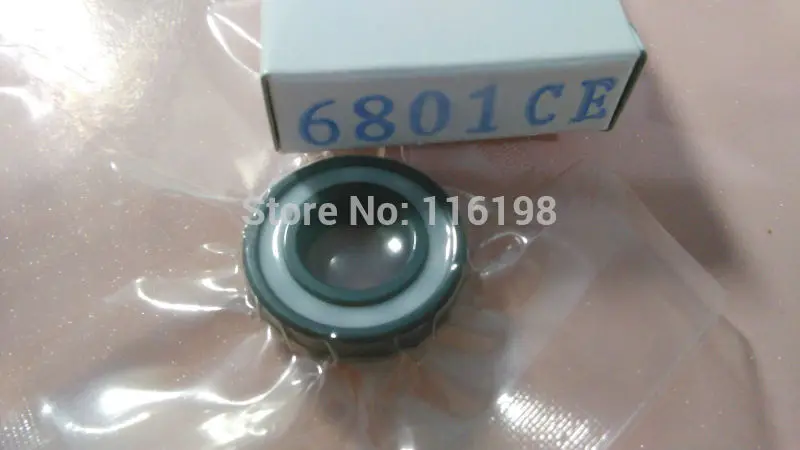 

6801 2RS full SI3N4 ceramic deep groove ball bearing 12x21x5mm with seals 61801 2RS bearing P5 ABEC5