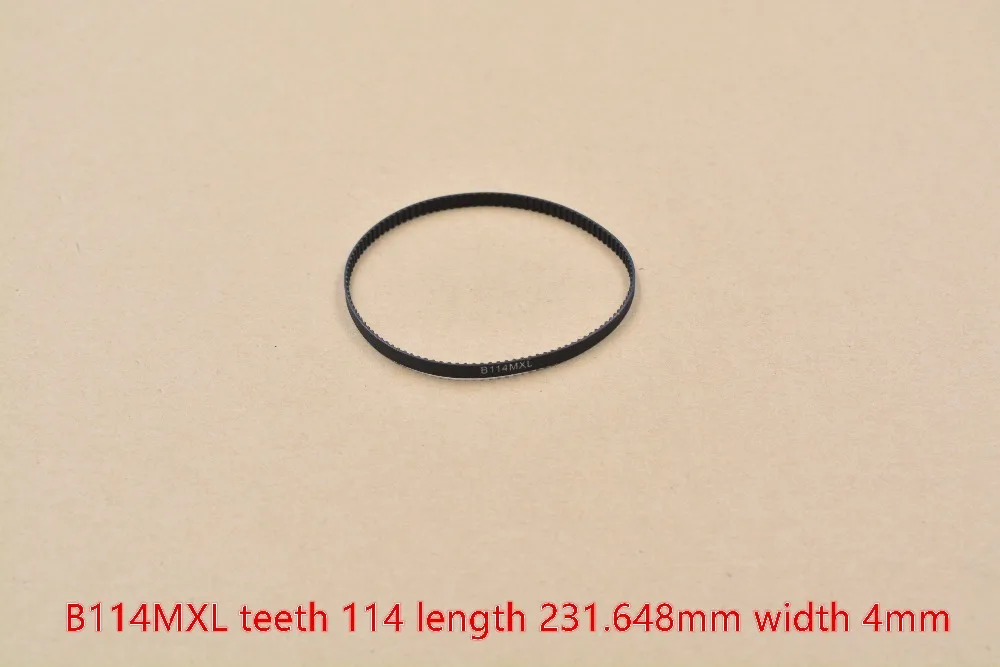 3d printer belt 91MXL B114MXL closed loop rubber timing teeth 114 length 231.648mm width 4mm 1pcs