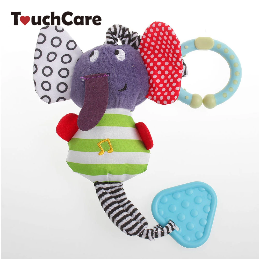 Слон Детская игрушка-погремушка Новый младенческой Плюшевые мобильный игрушки для малышей пенка кроватки автомобиля висит погремушки Bebe