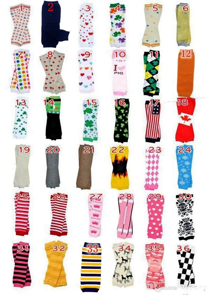 318 стили шеврон Детская грелка для ног для детей Рождественский костюм для маленьких детей; колготки; рейтузы; с рисунком тыквы для Хэллоуина для взрослых подогреватели руку 60 пар/лот
