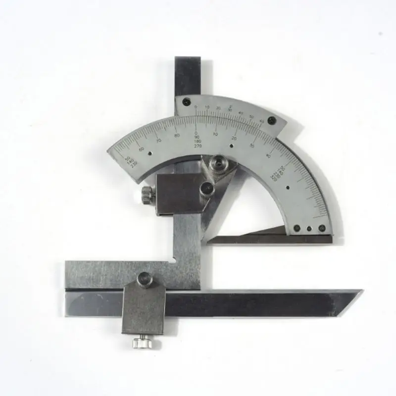 

Universal Bevel Protractor 0-320°Precision Angle Measuring Finder Ruler Tools With Case Angular Dial 649E