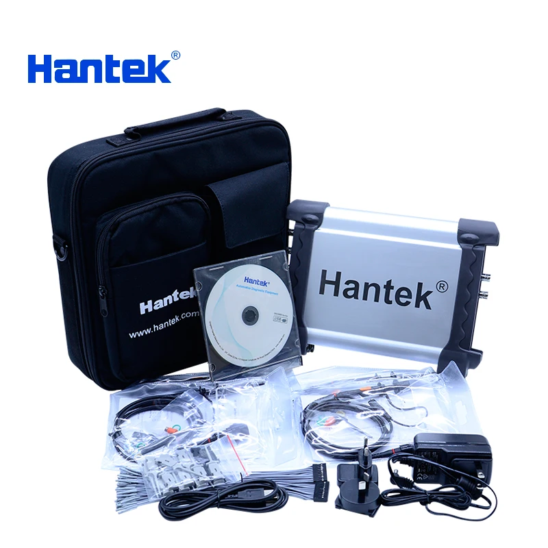 Without box Hantek DSO3254A USB осциллографы 4CH 250Mhz 1GSa/s PC хранение генератор сигналов 16 каналов логический анализатор тестер формы волны - Цвет: Without box