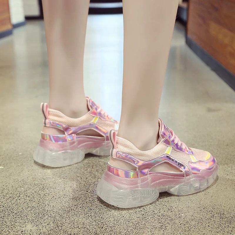 Women Transparent Summer Sneakers – Shoe Me Honey