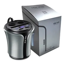 HSC108D Multi function 12 24V 100W 40W Car Cigarette Lighter Dual USB Charge for Mobile Phone