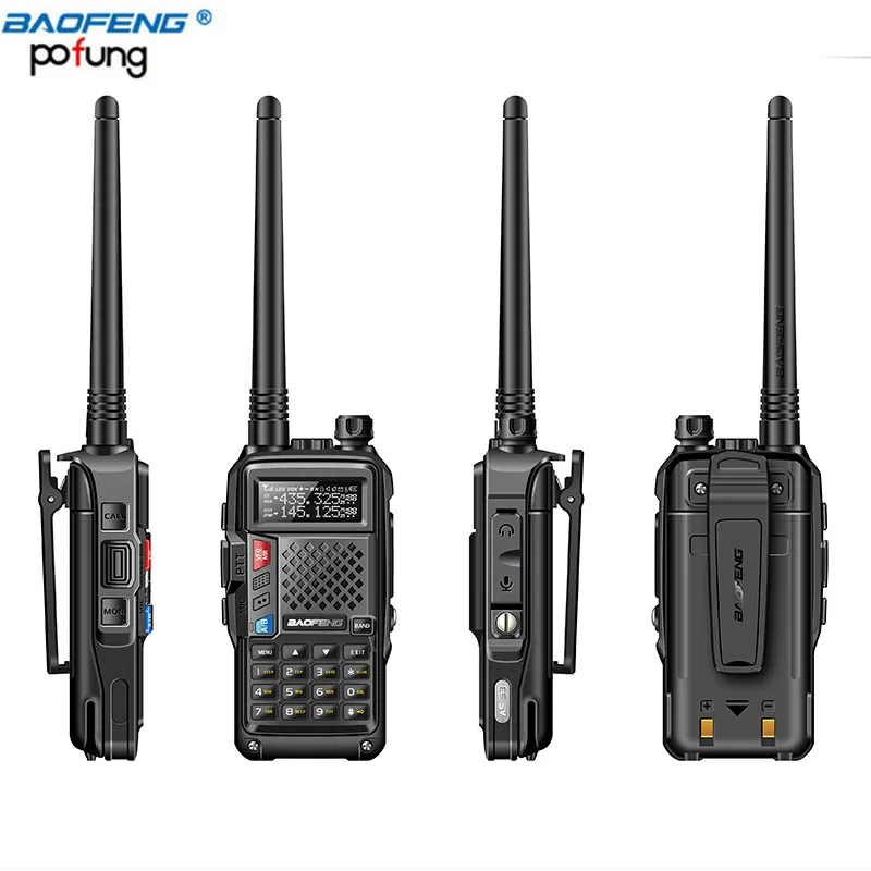 Портативная рация BaoFeng BF UVB3 Plus 2 шт. мощный любительский радиопередатчик CB