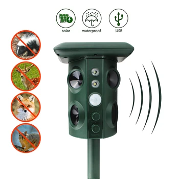 

Ultrasound Animal Repellent Solar Animal Repellent Waterproof Repellent Cat Repeller Dog Repeller Repellent Bird Repellent