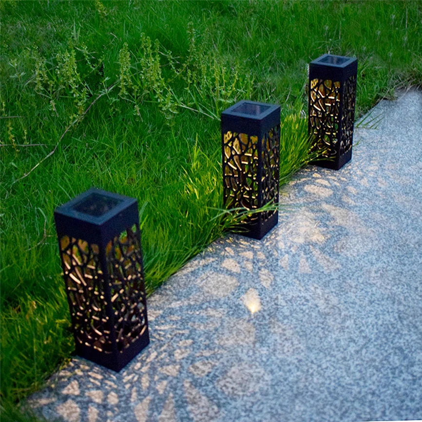 Luz led de tierra alimentada por energía Solar para jardín,lámpara de Luz led de tierra alimentada por energía Solar para jardín,lámpara de
