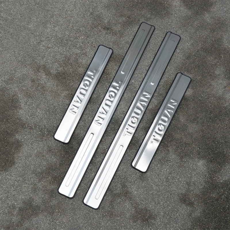 for Volkswagen Tiguan 2012 2016 stainless door sill scuff plate guards protector door sills trim