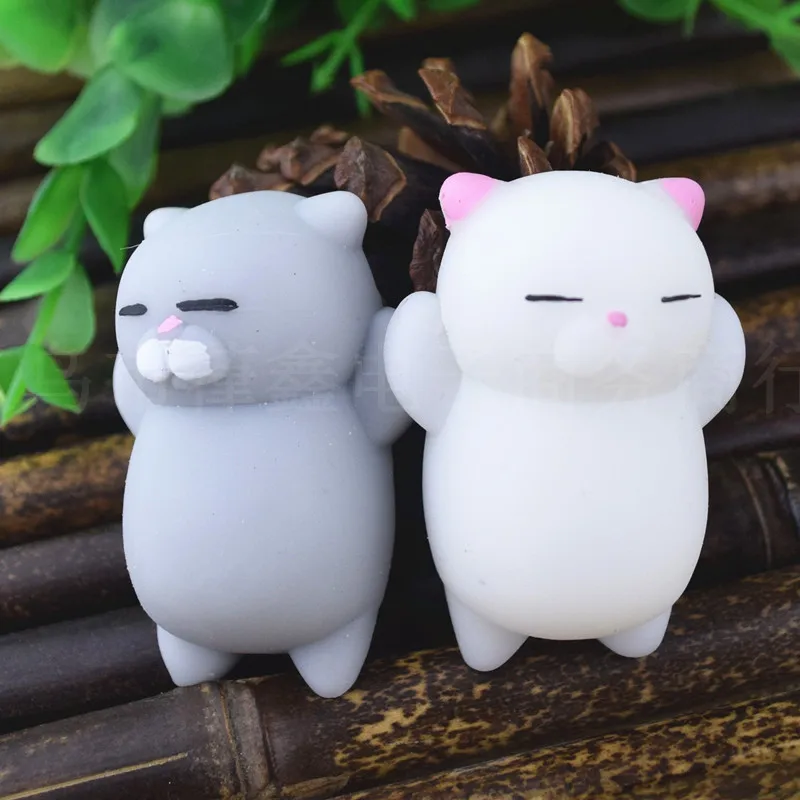 3 шт./лот Kawaii милый котенок мочи мягкая симуляция мультяшное животное медленно