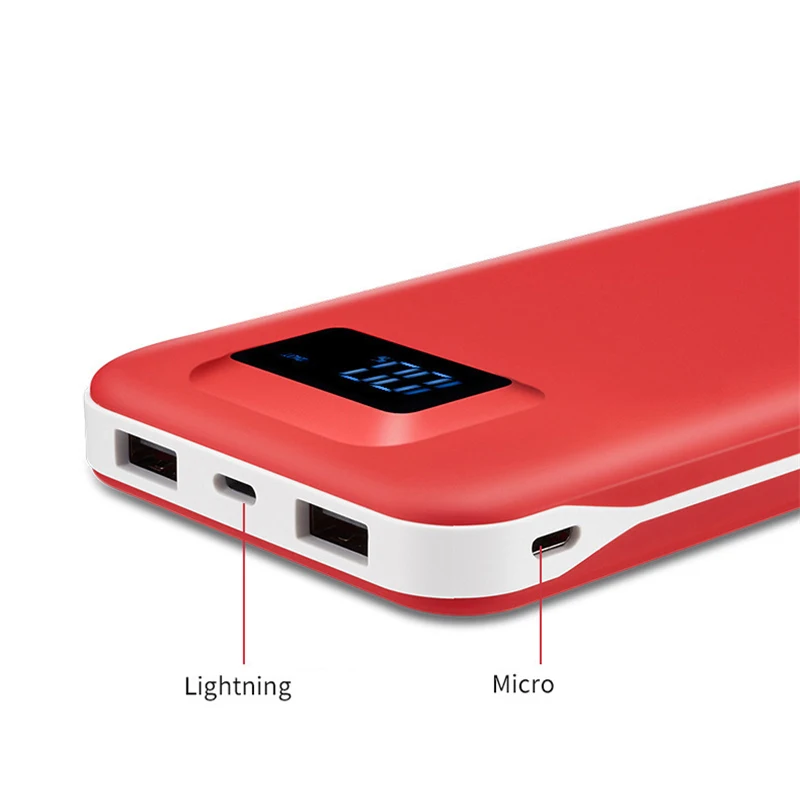Высокая Ёмкость 16000 мА/ч, Мощность Bank зарядное устройство мобильного телефона с двумя USB выходами Батарея Зарядное устройство Мощность bank зарядное устройство для iPhone 8 X XS samsung S8 Xiaomi повербанк
