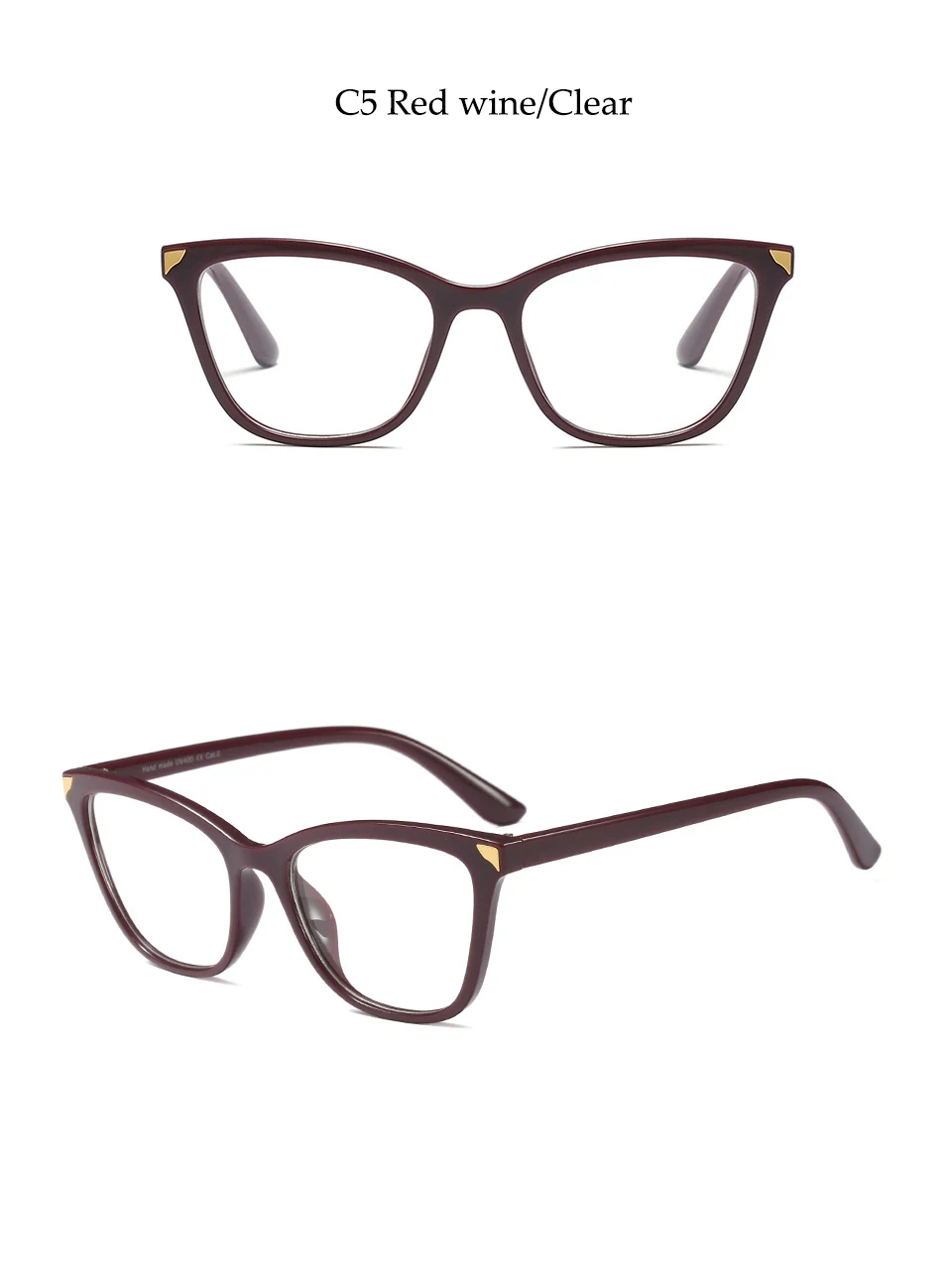 Женские очки кошачий глаз, прозрачная оправа, роскошные Брендовые женские очки, ретро солнцезащитные очки с оправой OCulos