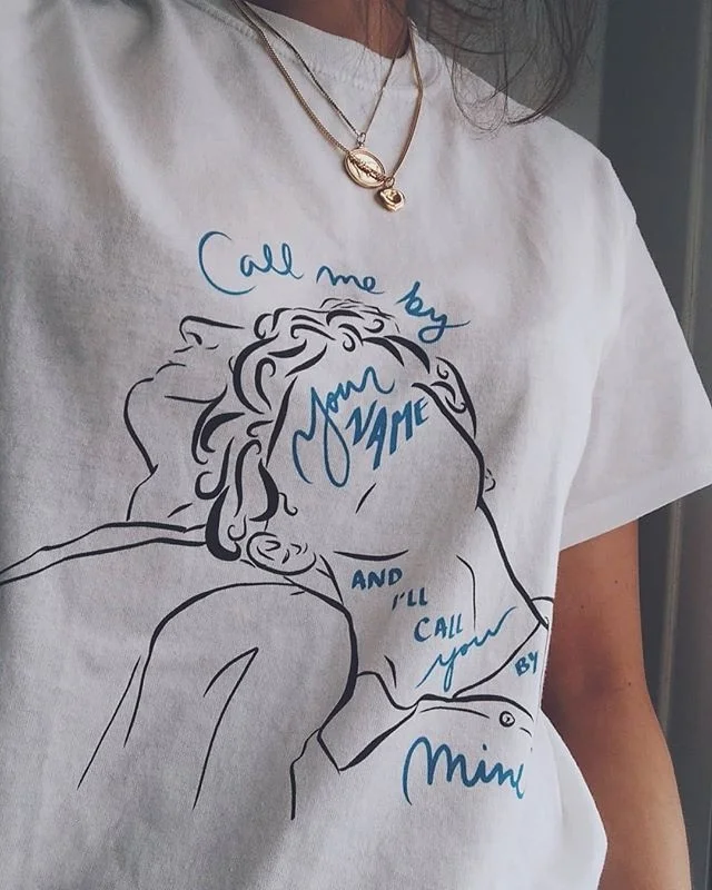 PUDO XSX Unisex Call Me By Your Name T Shirt Aethetic Grunge Style Tee Lgbt Elio Oliver Shirt|T-Shirts| - AliExpress