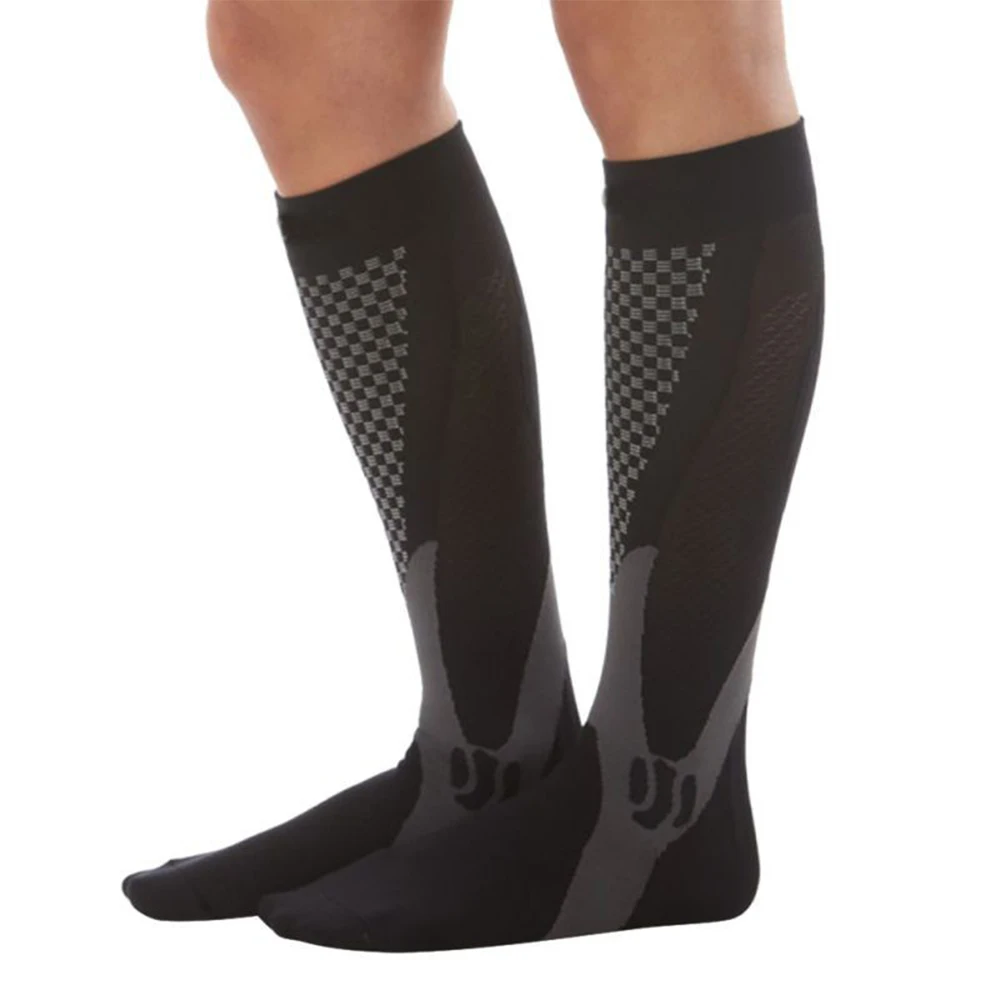 1 пара спортивных носков, футбольные Дышащие носки для верховой езды, носки для бега с поддержкой ног, спортивные носки для марафона, для фитнеса, унисекс, Новинка