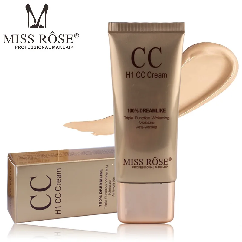 Miss rose H1 CC крем отбеливающий контроль жирности увлажняющий BB консилер против