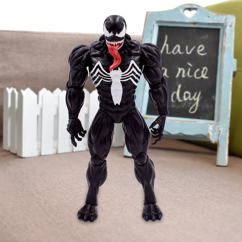 

17cm Spider Man Venom Action Figure Toys Film Around PVC Model&TV Model Collection Dolls Gift For Kids Free Shipping