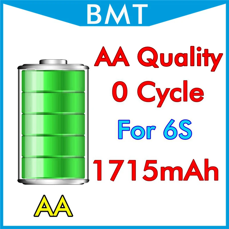 Аккумулятор для iPhone 6S 300 шт./лот отличное качество iOS 13 1715 мАч|battery for|0 cyclesiphone battery |