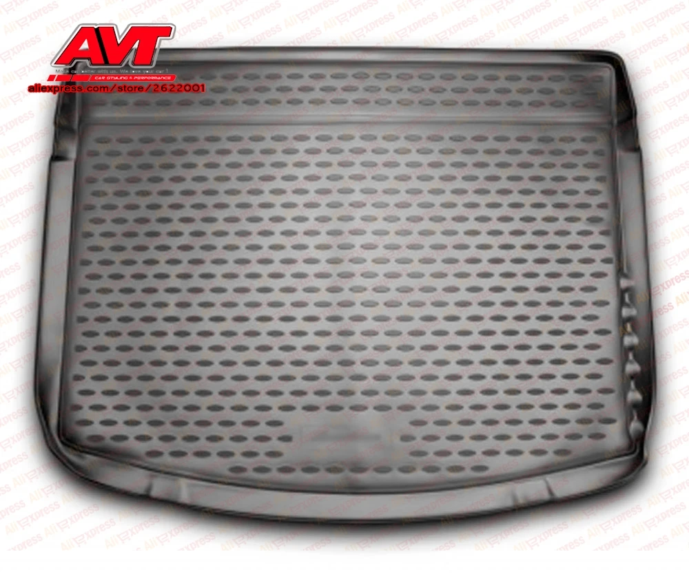 

Trunk mats for Toyota Auris 2013- hatchback 1 pcs rubber rugs non slip rubber interior car styling accessories