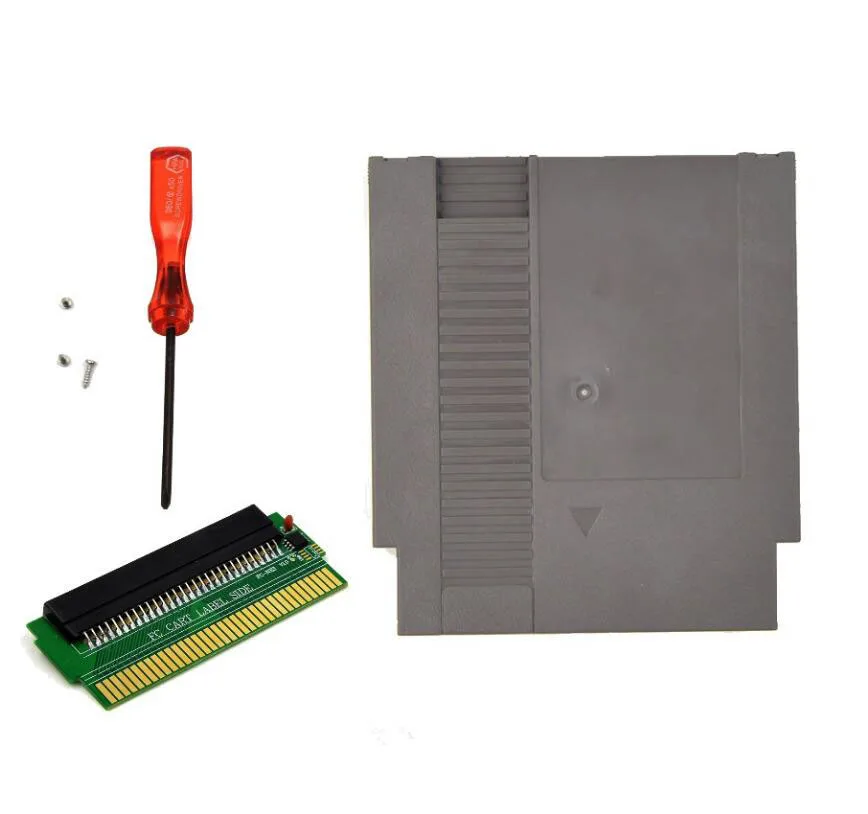 FC to NES Adapter 60 to 72 Pin Converter ( Including a,NES Cartridge